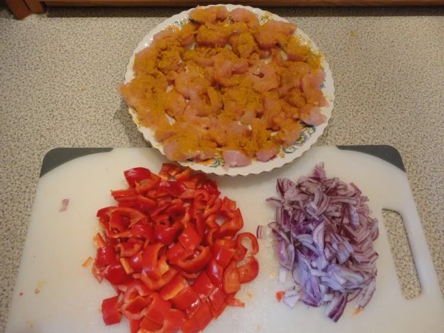 Paprika Pasta mit Puten Stücken - Rezept - Bild Nr. 2