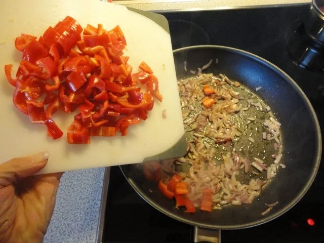 Paprika Pasta mit Puten Stücken - Rezept - Bild Nr. 3