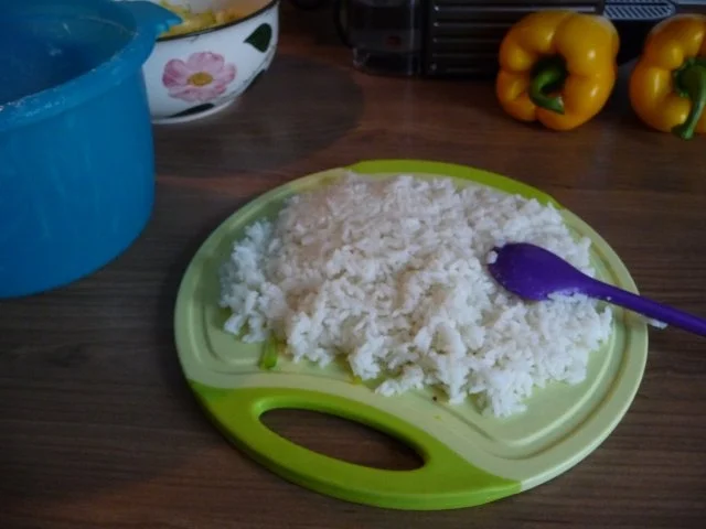 Rezept: Hackfleisch : Paprikaschoten mit Hackfleisch - Reisfüllung Bild Nr. 10 Hackfleisch : Paprikaschoten mit Hackfleisch - Reisfüllung - Rezept - Bild Nr. 10