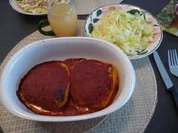 Hackfleisch : Paprikaschoten mit  Hackfleisch - Reisfüllung - Rezept