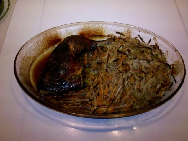 Geflügel: Hähnchenschenkel mit Ofengemüse - Rezept - Bild Nr. 6