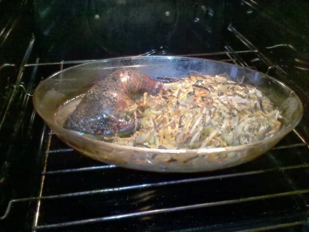 Geflügel: Hähnchenschenkel mit Ofengemüse - Rezept - Bild Nr. 5