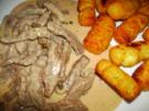 Geschnetzeltes in cremiger Pfefferrahmsauce - Rezept
