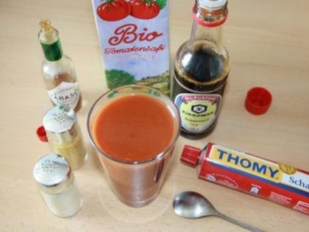 Scharfer Tomatensaft - schnell &amp; einfach - 22 kcal/100g