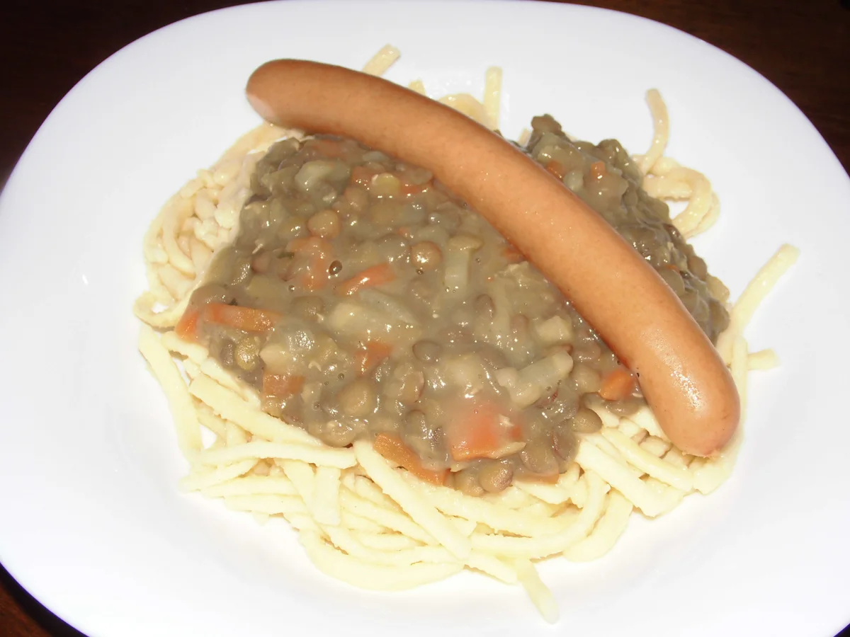 Oma Getruds original schwäbische Linsen - Rezept - Bild Nr. 3