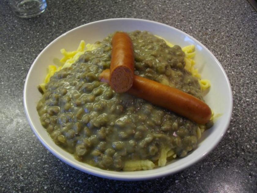Oma Getruds original schwäbische Linsen - schnell &amp; einfach - 126 kcal/100g