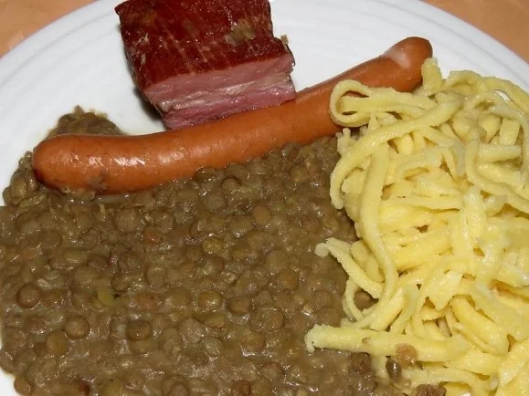 Oma Getruds original schwäbische Linsen - Rezept - Bild Nr. 2