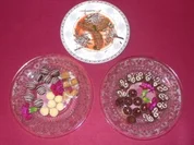 Sorbet von Wassermelone mit Pistazien und selbst gemachten Pralinen - Rezept