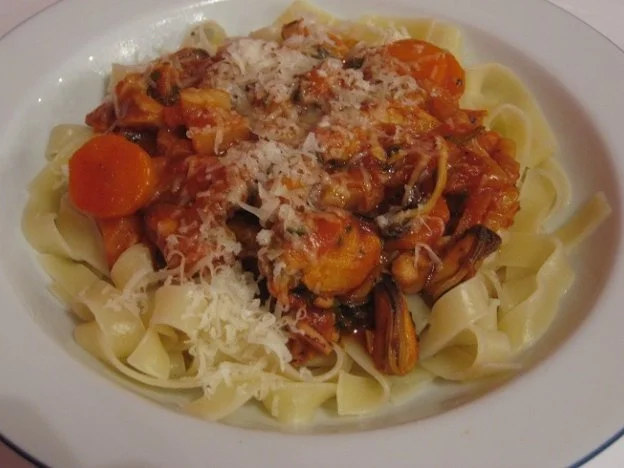 Tagliatelle mit Meeresfrüchte - Rezept