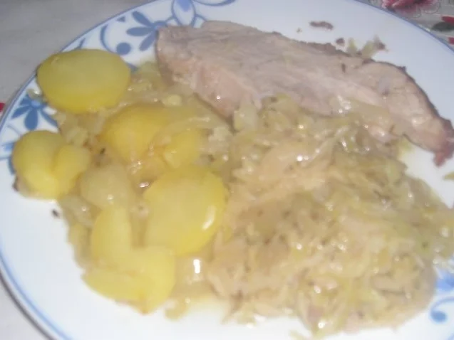 Schweinsbraten auf Bäckerart - Rezept