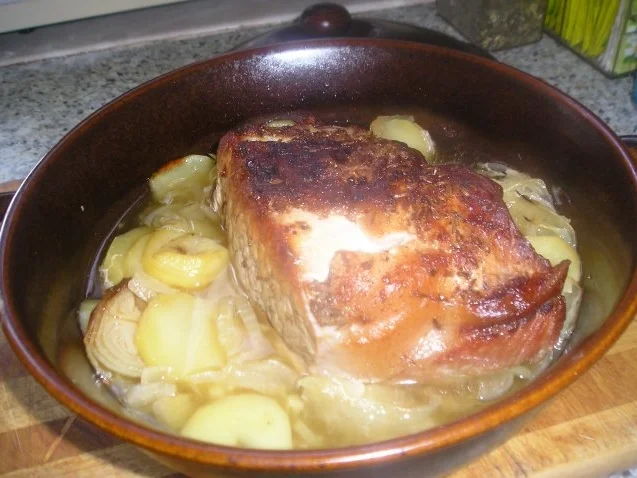 Schweinsbraten auf Bäckerart - Rezept - Bild Nr. 3