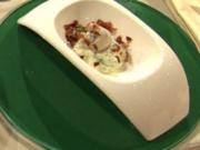 Gedünstete Schollenröllchen mit Gurkensalat (Katja Burghardt) - Rezept