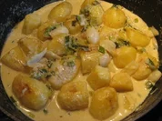 Knoblauchsahnekartoffeln - Rezept