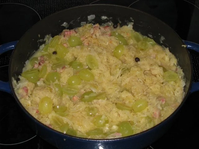 Gemüse: Weintrauben-Sauerkraut - Rezept