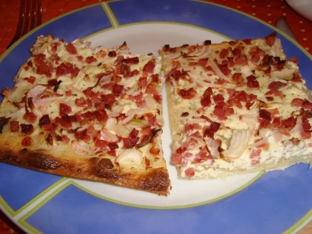 und noch ein Flammkuchen - Rezept