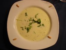 Feine Rucola-Cremesuppe - Rezept