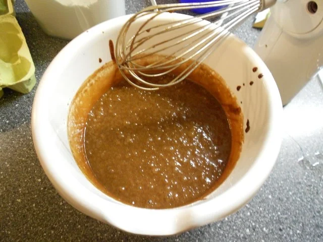 Schokotraum-Kuchen mit Puddingschaumhaube, gut als Nachtisch geeignet! - Rezept - Bild Nr. 12