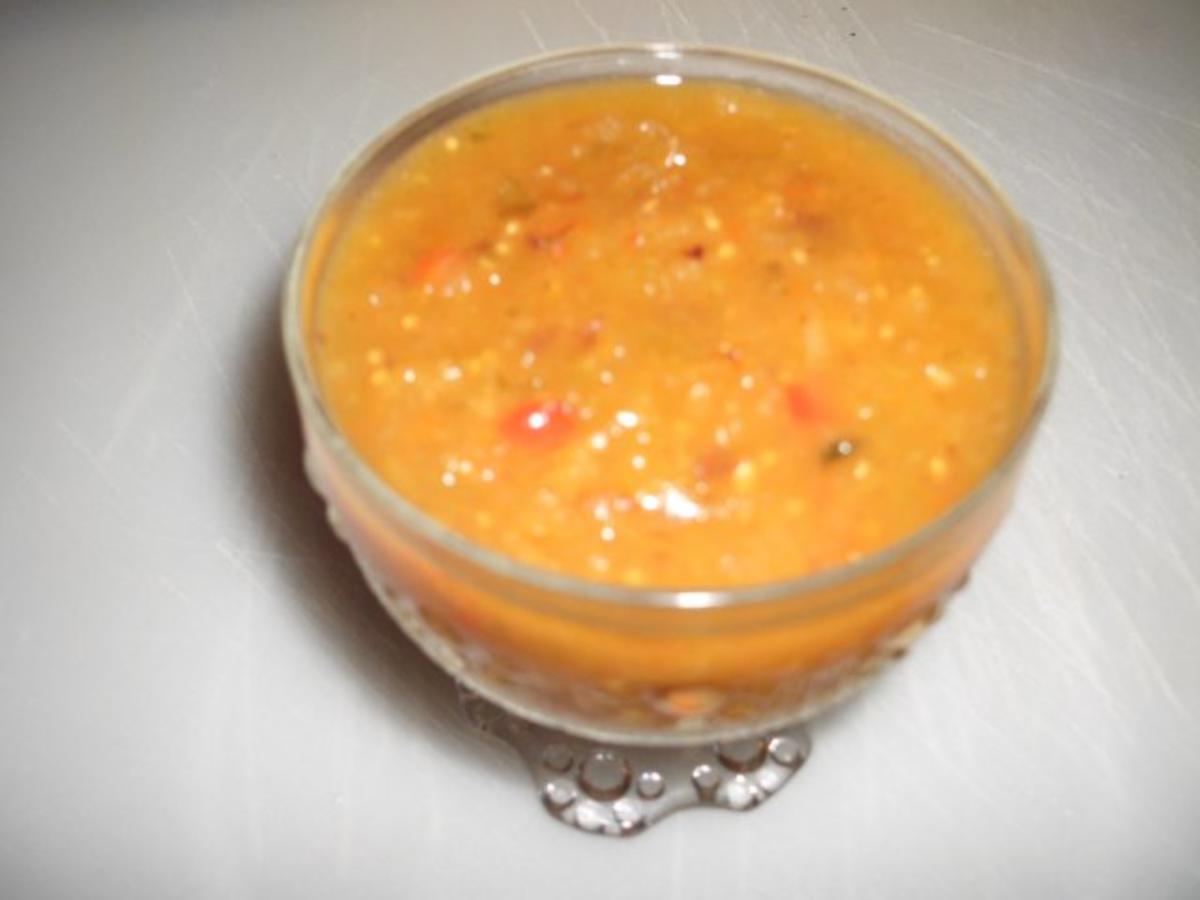 Tomatenchutney die restlichen Tomaten, der erste Frost war da ...