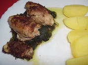Schnitzelröllchen - Rezept