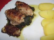 Schnitzelröllchen - Rezept