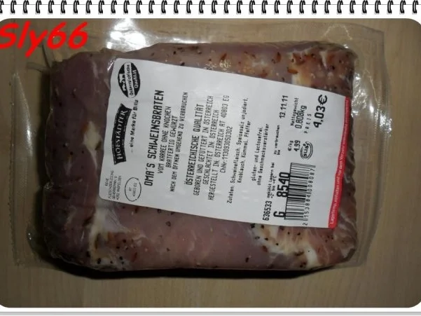 Fleischgerichte;Schweinebraten - Rezept - Bild Nr. 2