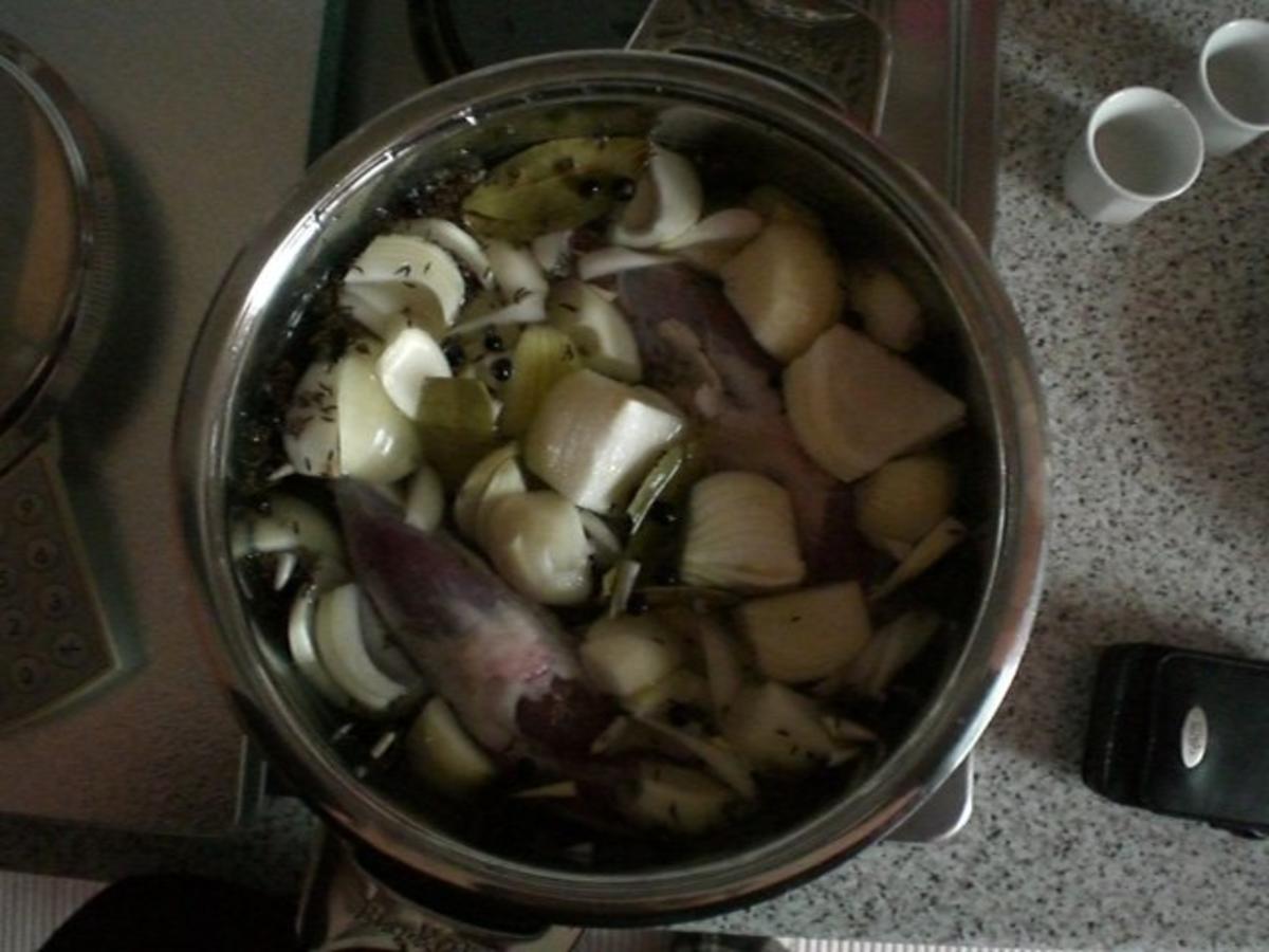 Hammelbollenfleisch mit Stampfkartoffeln ( nächsten Tag grüne Bohneneintopf ) - Rezept - Bild Nr. 2
