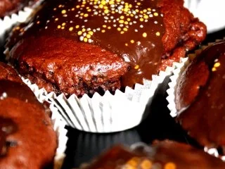 Schokomuffins mit Heidelbeeren - Rezept - Bild Nr. 2