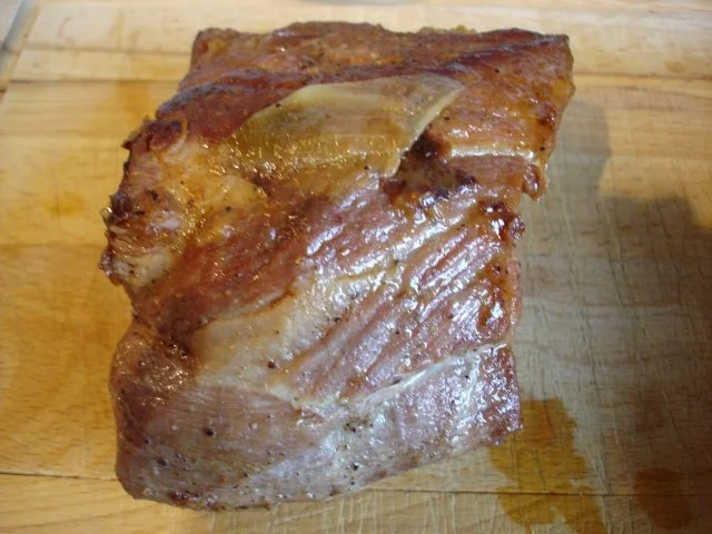 Rezept: Bayerischer Schweinebraten mit Knödel und Sauerkraut Bild Nr. 12 Bayerischer Schweinebraten mit Knödel und Sauerkraut - Rezept - Bild Nr. 12