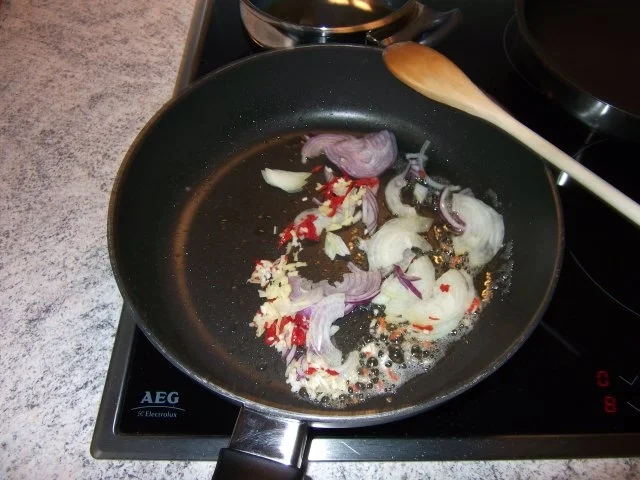 Bratkartoffeln mit Zucchini und Bacon Dieter´s Art - Rezept - Bild Nr. 6