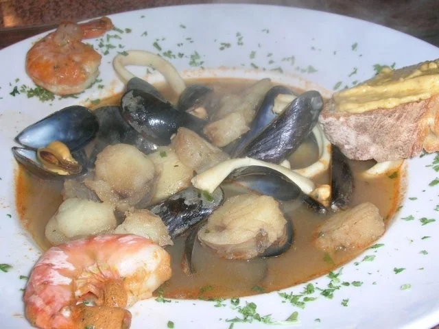 Provencialischer Fischtopf mit Pernod abgeschmeckt,  und Rouille - Rezept - Bild Nr. 2