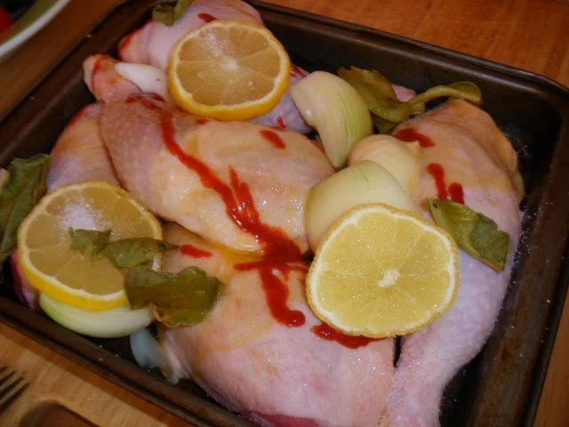 Rezept: Hähnchenkeulen.... Bild Nr. 2 Hähnchenkeulen.... - Rezept - Bild Nr. 2