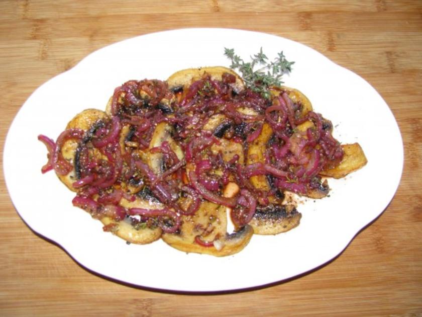 Vorspeise: Champignon Carpaccio - einfach - von saturnia