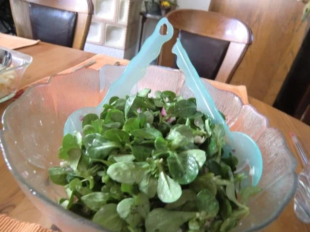 Feldsalat mit Gorgonzolasose - Rezept