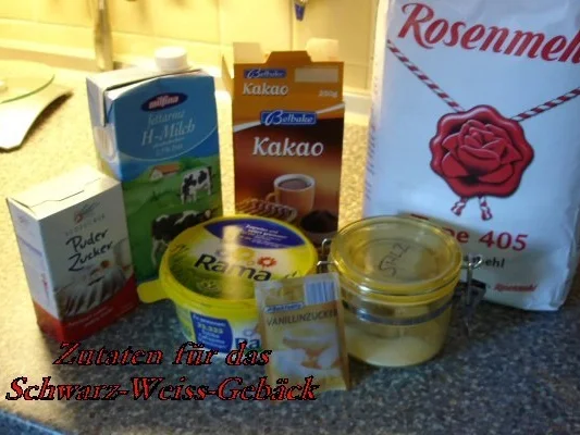 Schwarz-Weiss-Gebäck - Rezept - Bild Nr. 2