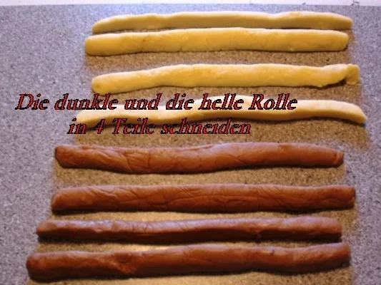 Schwarz-Weiss-Gebäck - Rezept - Bild Nr. 4