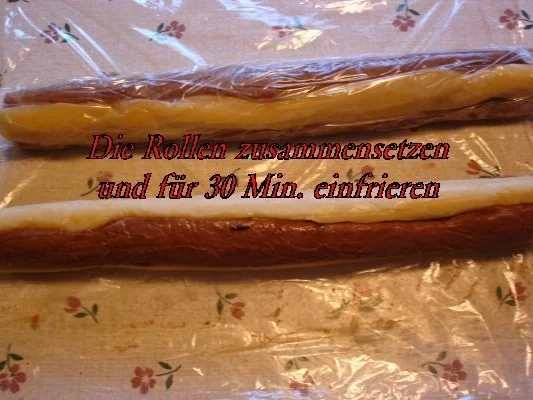 Schwarz-Weiss-Gebäck - Rezept - Bild Nr. 5