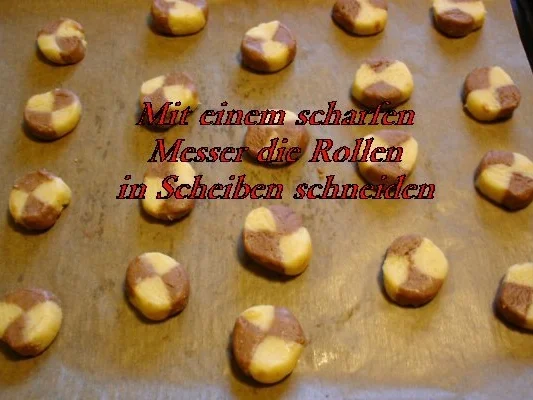 Schwarz-Weiss-Gebäck - Rezept - Bild Nr. 7