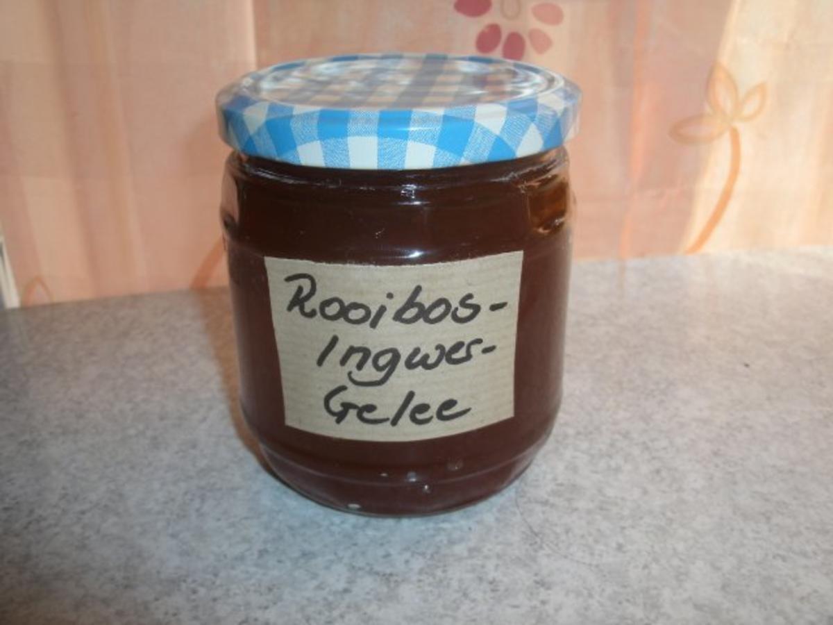 Rooibos- Ingwer- Gelee - Rezept
