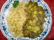 Rindergeschnetzeltes - Rezept