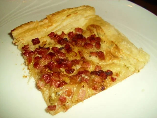 Rezept: Blätterteig a la Flamm Blätterteig a la Flamm - Rezept