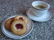 Marzipanplätzchen gefüllt - Rezept