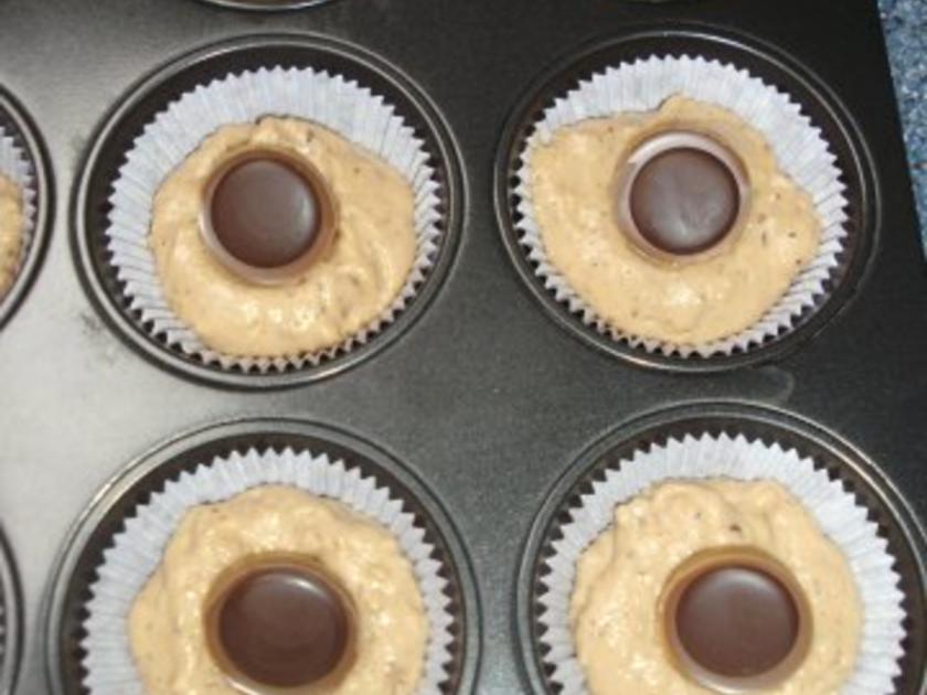 Nuss-Muffins mit Toffifee - Rezept mit Bild - kochbar.de