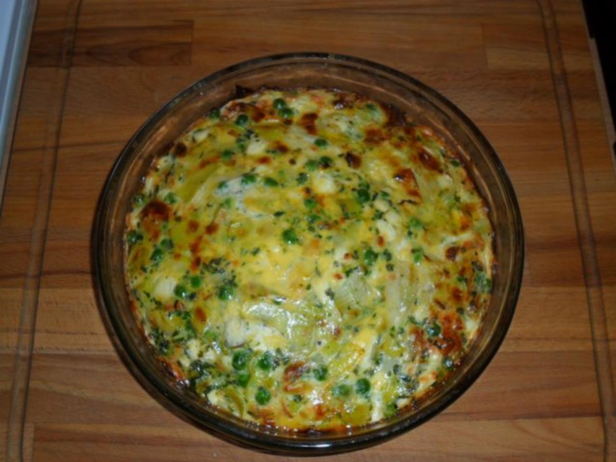 Erbsen- Lauch- Fritatta - Rezept - Bild Nr. 2