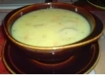 Kartoffelcremesuppe mit Möhren und Bratwürstchen - Rezept