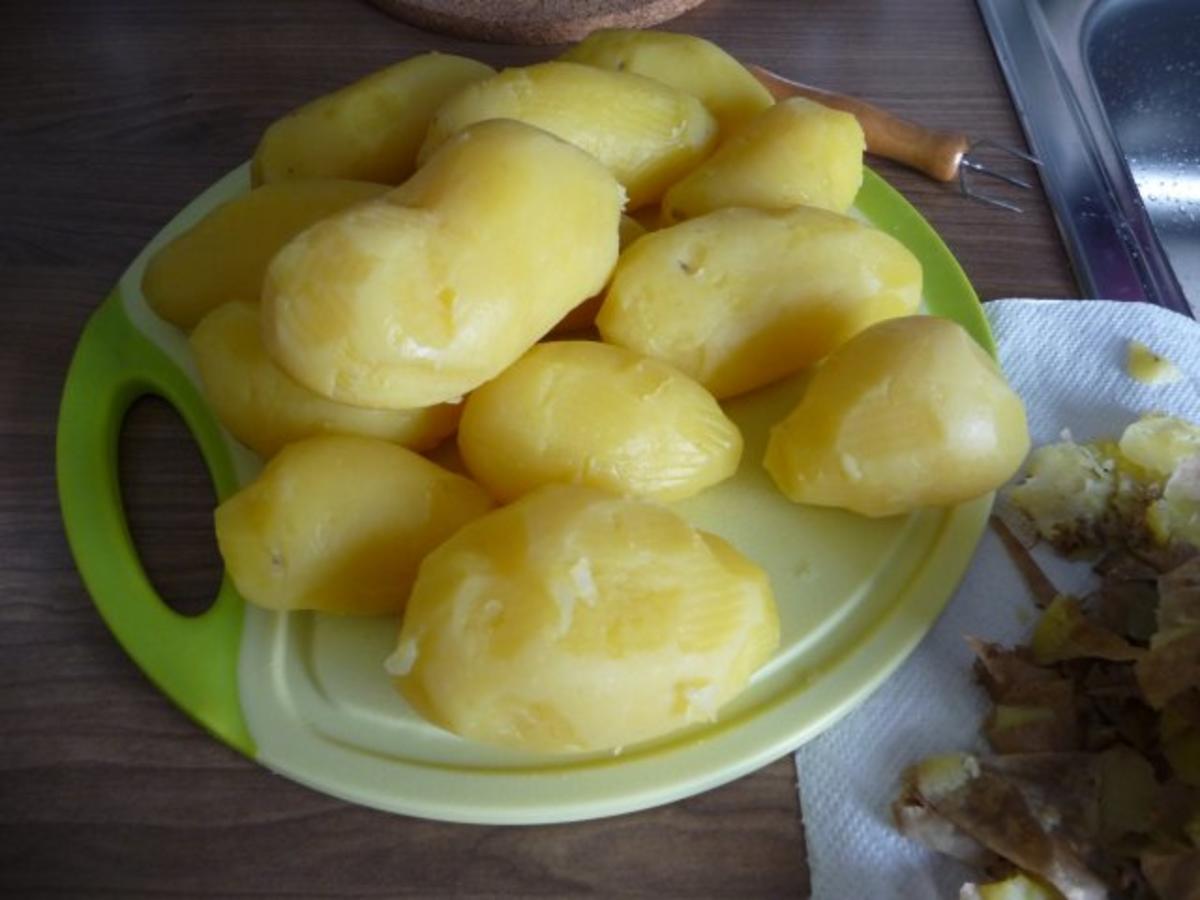 Hauptgericht : Kartoffelsalat mit Maultaschen und Gurkensalat - Rezept - Bild Nr. 5