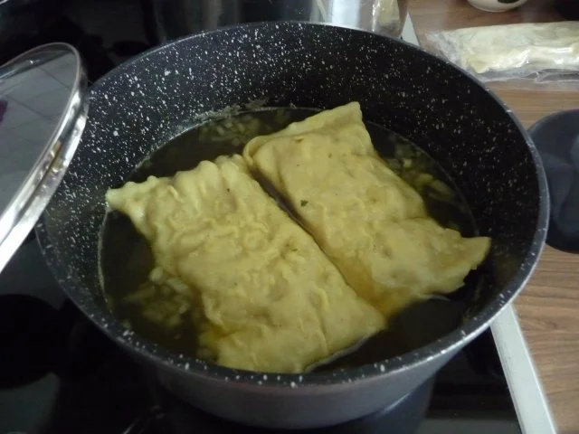 Hauptgericht : Kartoffelsalat mit Maultaschen und Gurkensalat - Rezept - Bild Nr. 7