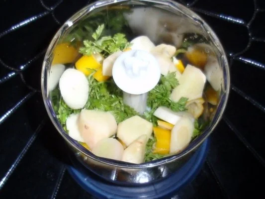 Riesengarnelen in scharfer Soße mit Spaghetti und Buttergemüse - Rezept - Bild Nr. 3