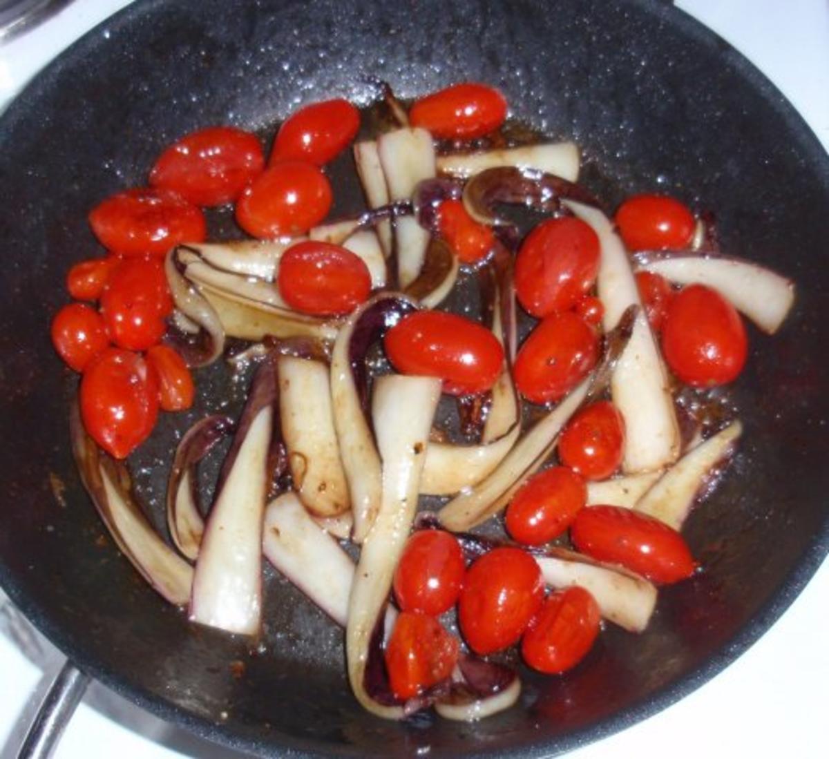Riesengarnelen in scharfer Soße mit Spaghetti und Buttergemüse - Rezept - Bild Nr. 10
