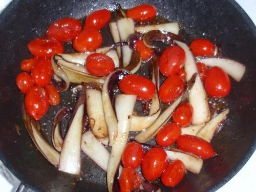 Riesengarnelen in scharfer Soße mit Spaghetti und Buttergemüse - Rezept - Bild Nr. 10