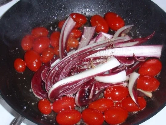 Riesengarnelen in scharfer Soße mit Spaghetti und Buttergemüse - Rezept - Bild Nr. 9